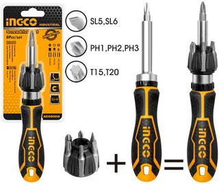 8 Pcs ratchet screwdriver set