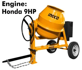Gasoline concrete mixer