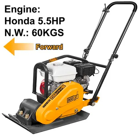 Gasoline plate compactor