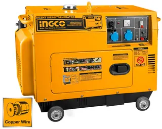 Silent diesel generator