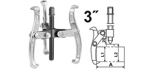 Three jaws puller