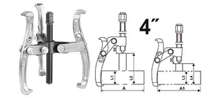 Three jaws puller