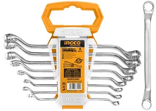8 Pcs Offset ring spanner set