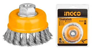 Wire cup brush